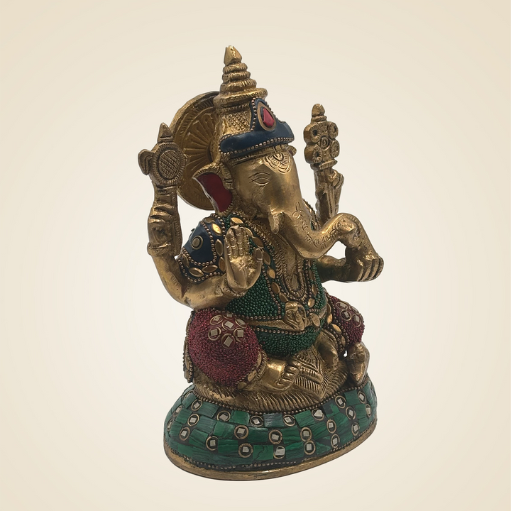 Pure Brass Ganesha