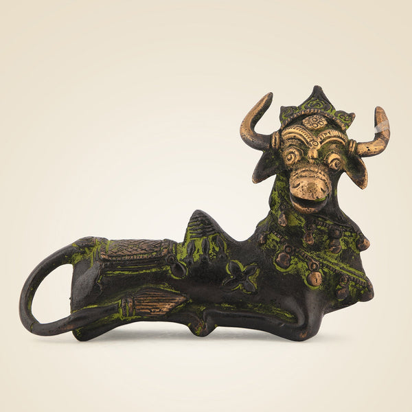 Pure Brass Antique Tribal Nandi