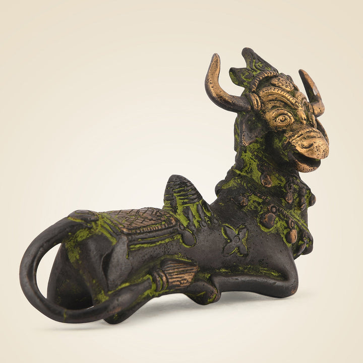 Pure Brass Antique Tribal Nandi