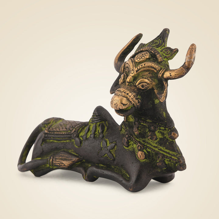 Pure Brass Antique Tribal Nandi