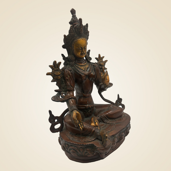 Pure Brass Goddess Tara