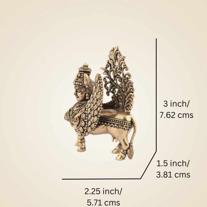 Pure Brass Kamdhenu Cow 