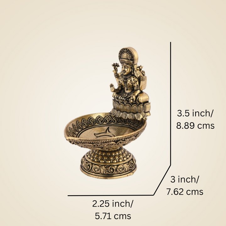 Pure Brass Laxmi Diya