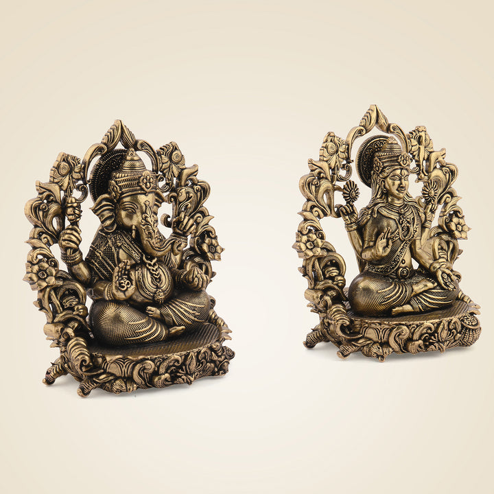 Pure Brass Laxmi Ganesh