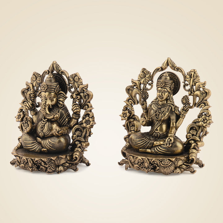 Pure Brass Laxmi Ganesh