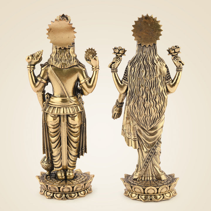 Pure Brass Vishnu Laxmi