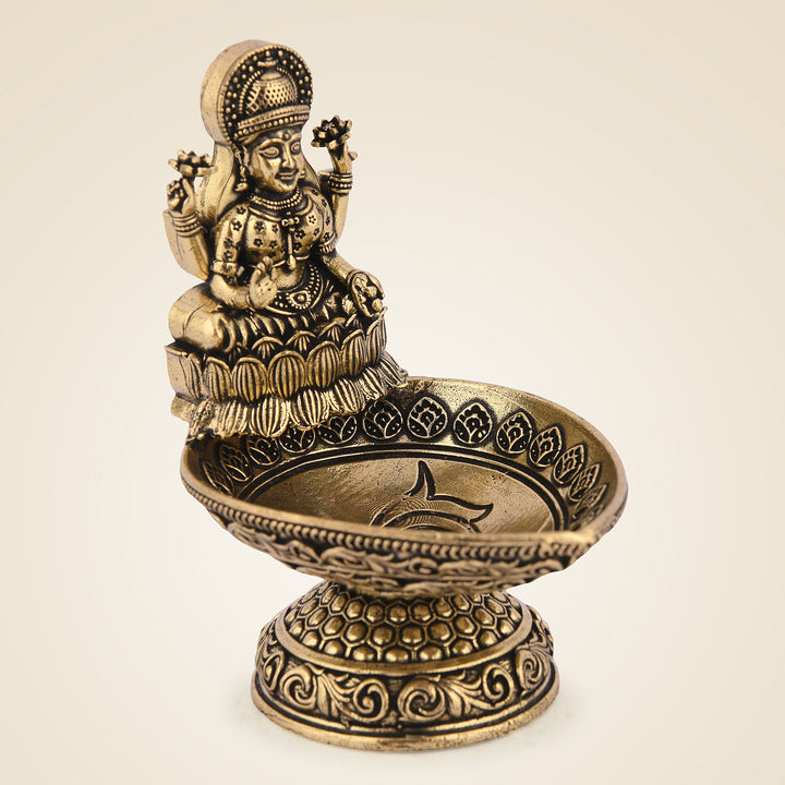 Pure Brass Laxmi Diya