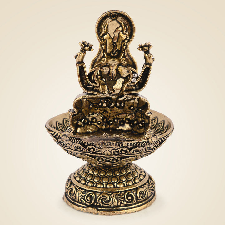 Pure Brass Laxmi Diya