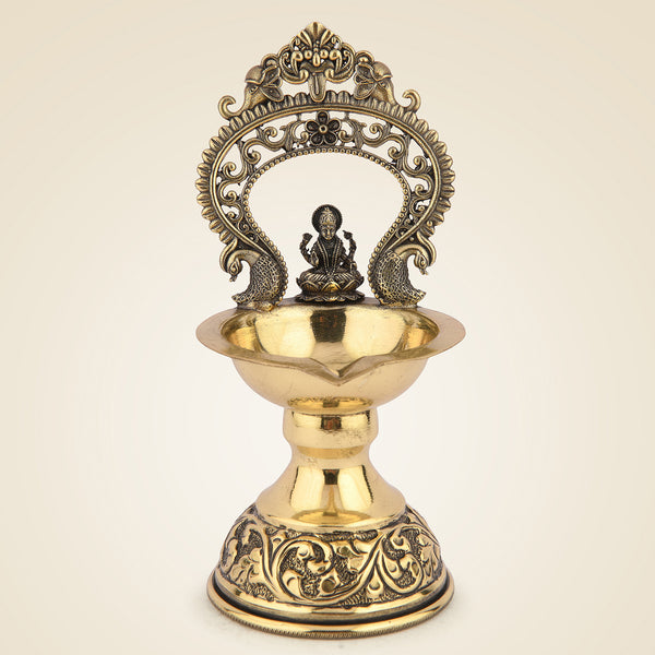 Pure Brass Laxmi Diya Lamp