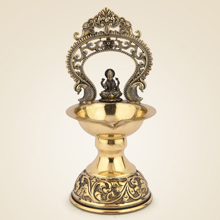 Pure Brass Laxmi Diya Lamp