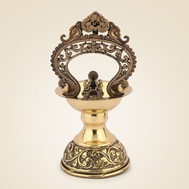 Pure Brass Laxmi Diya Lamp