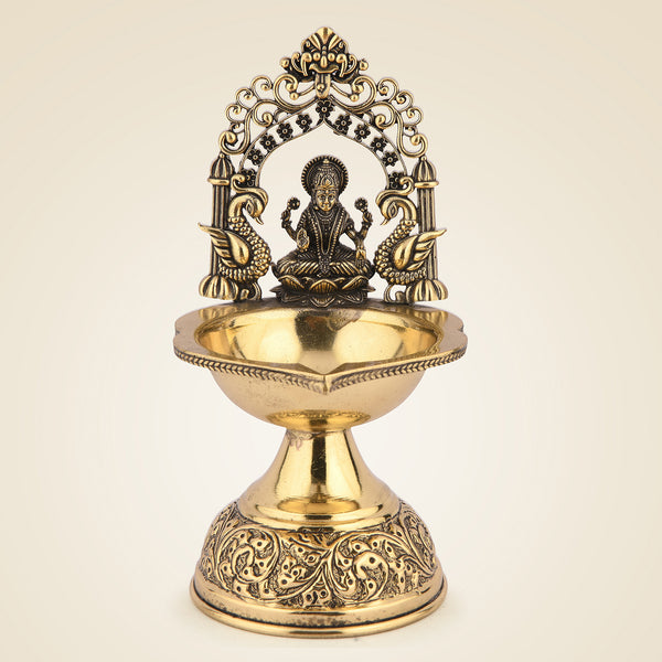 Pure Brass Lakshmi Mata Diya