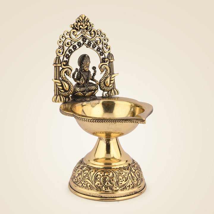 Pure Brass Lakshmi Mata Diya