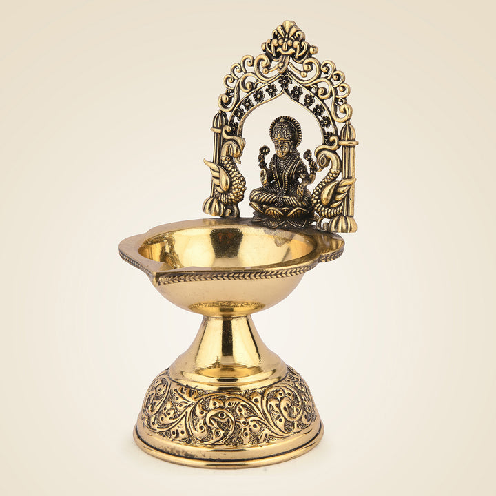 Pure Brass Lakshmi Mata Diya