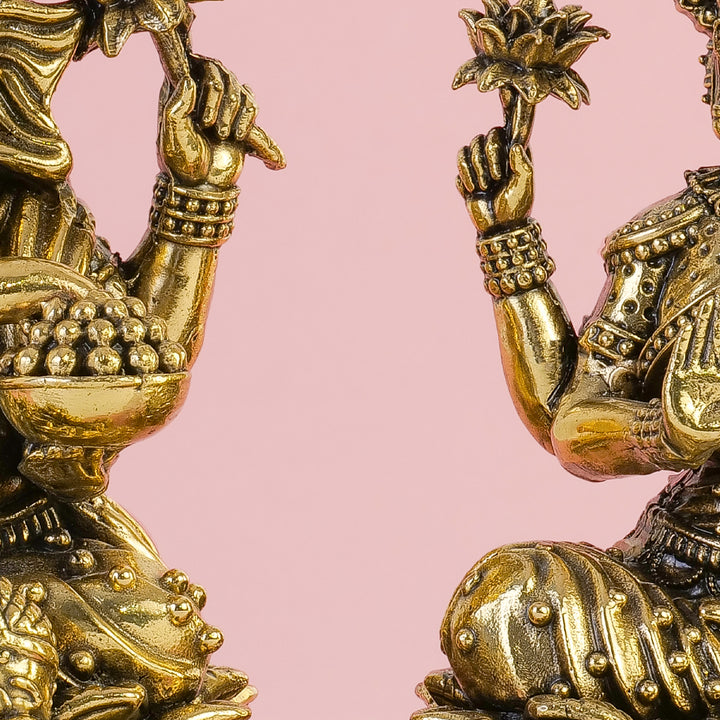 Brass Ganesh Laxmi