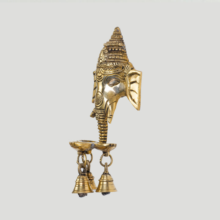 Pure Brass Ganesh Diya