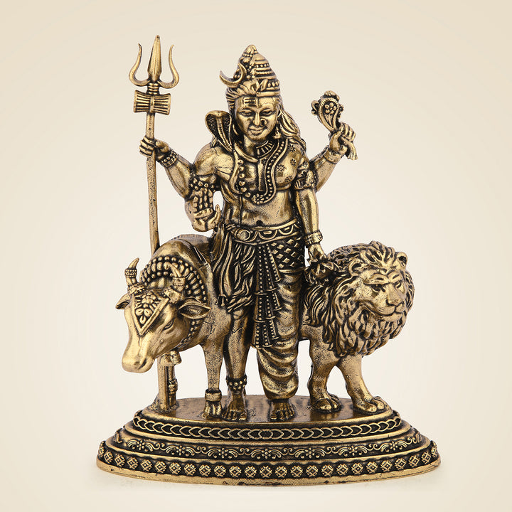 Pure Brass Ardhanarishvara