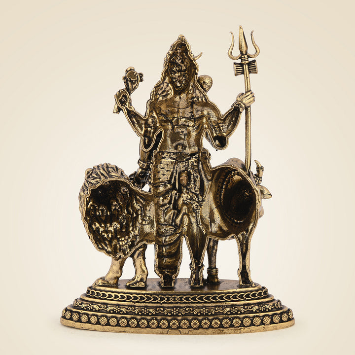 Pure Brass Ardhanarishvara