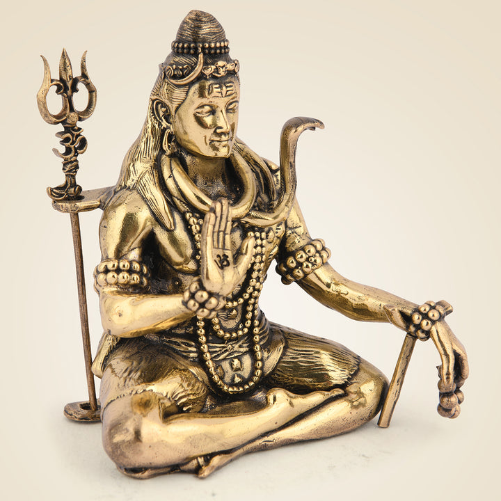 Pure Brass Shiva