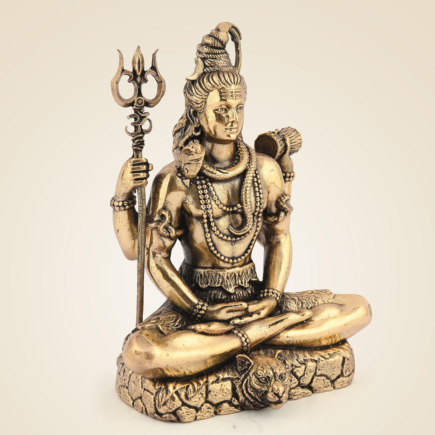インド18世紀ヒンドゥー教シヴァ神頭部像 真鍮製Shiva Mukalinga インド18世紀ヒンドゥー教シヴァ神頭部像 真鍮製Shiva Mukalinga