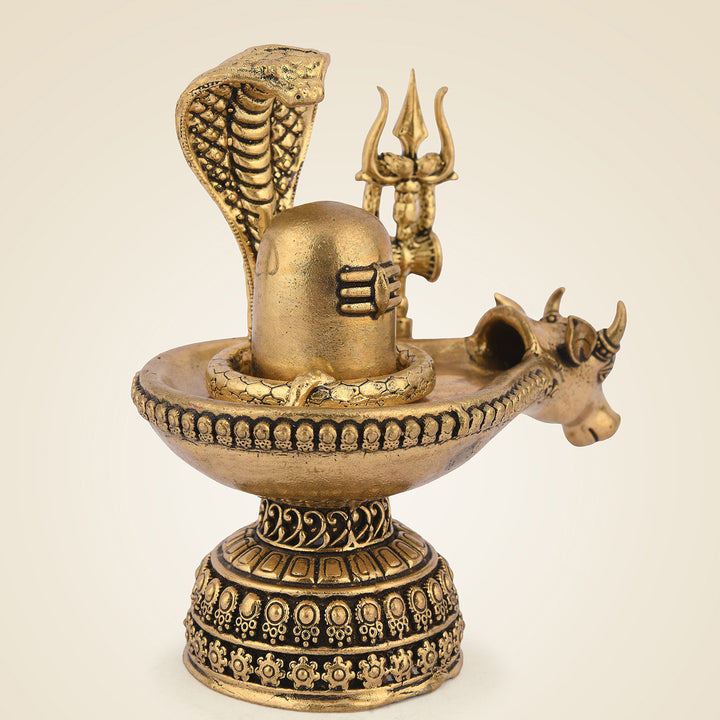 Pure Brass Shivalinga