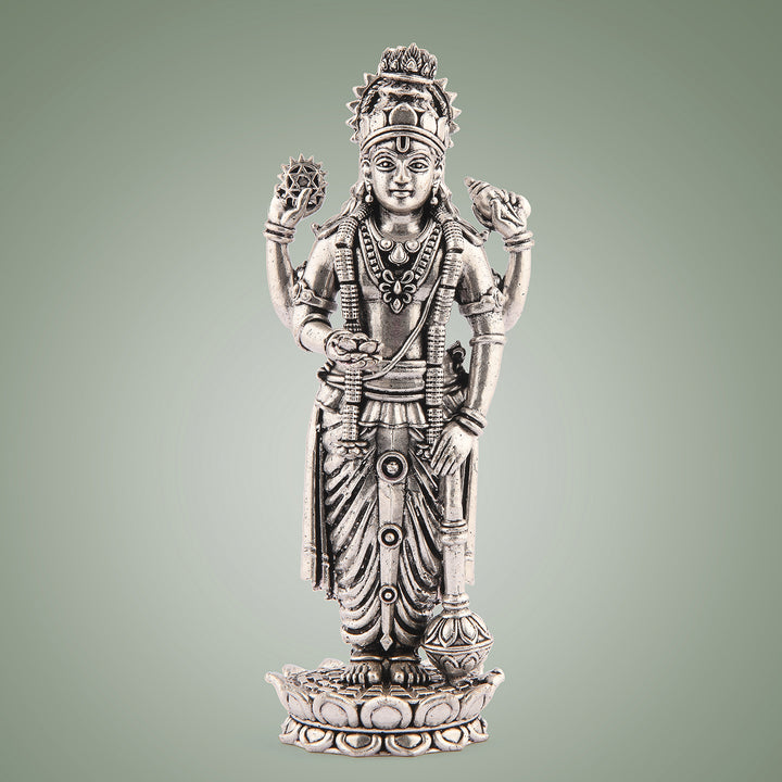 Pure Brass Lord Vishnu 