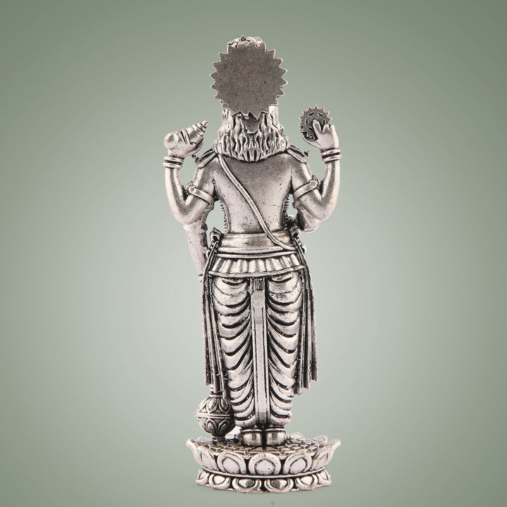 Pure Brass Lord Vishnu 