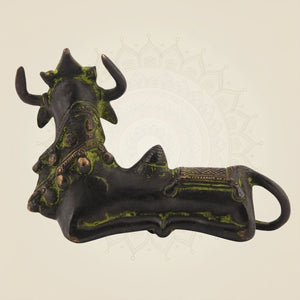 Antique Tribal Nandi Idol for Decor