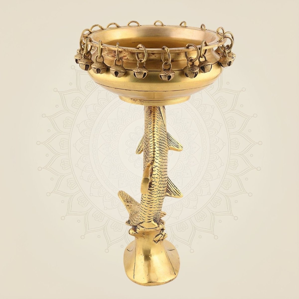 Uruli Fish Big Fish Brass Urli Bowl for Premium Home Decor I Buy Now