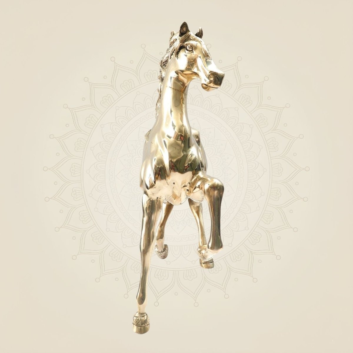 Stunning Brass Horse Statue for Home & Office Décor