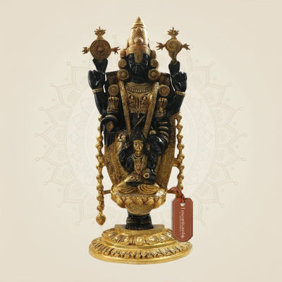 Big Size Brass Lord Venkateswara Standing Idol 33.5