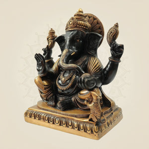 Surya Ganesh Brass Murti