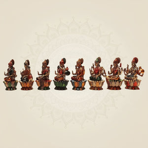 Brass Ashtalakshmi Figure set of 8