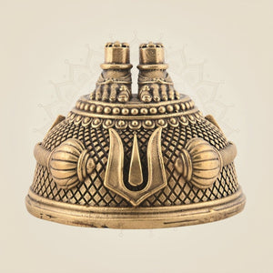 Brass Charan Paduka 1.75"
