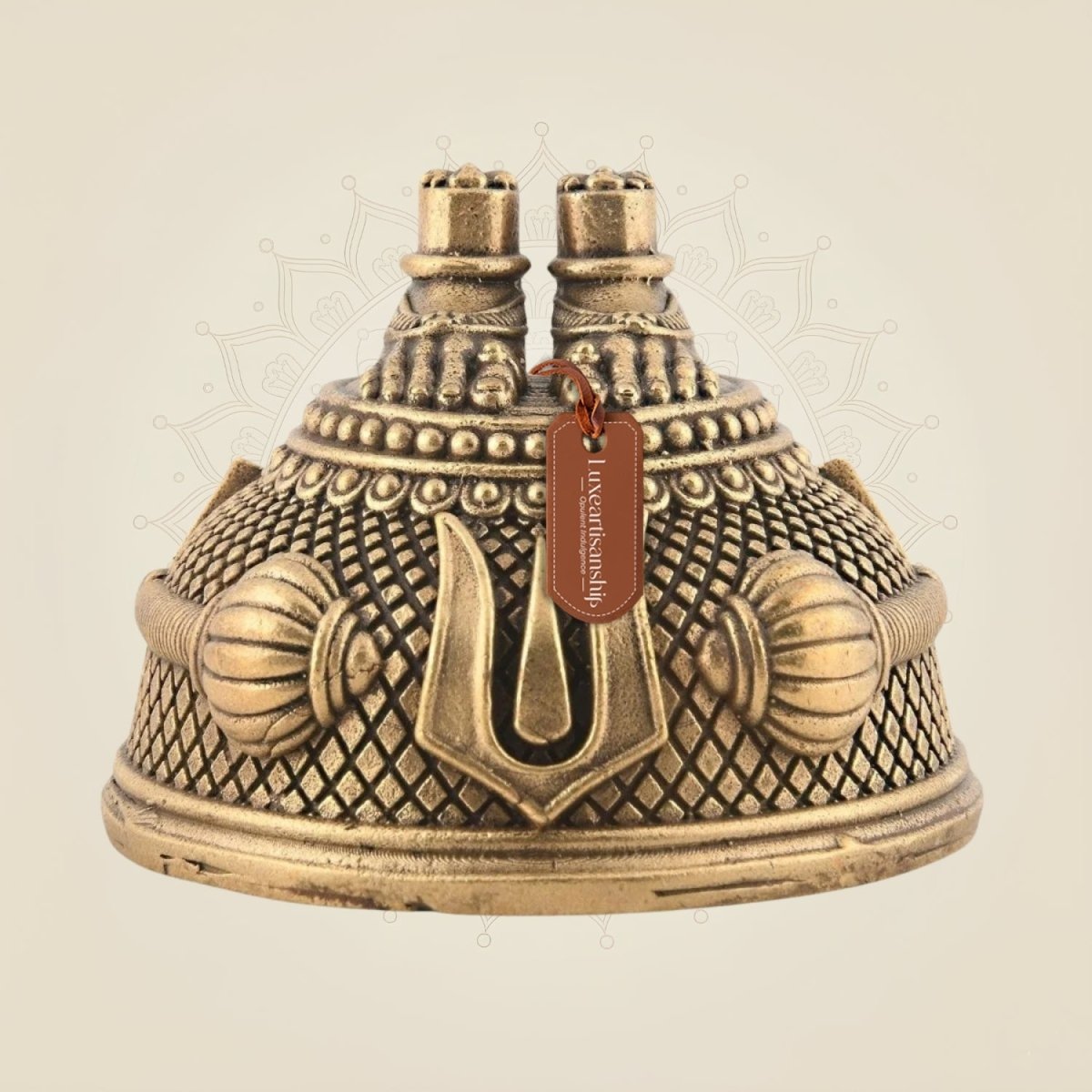 Brass Charan Paduka 1.75"
