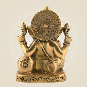 Divine Charbhuja Ganesha Statue