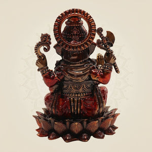 Chaturbhuj Ganesh Brass Murti