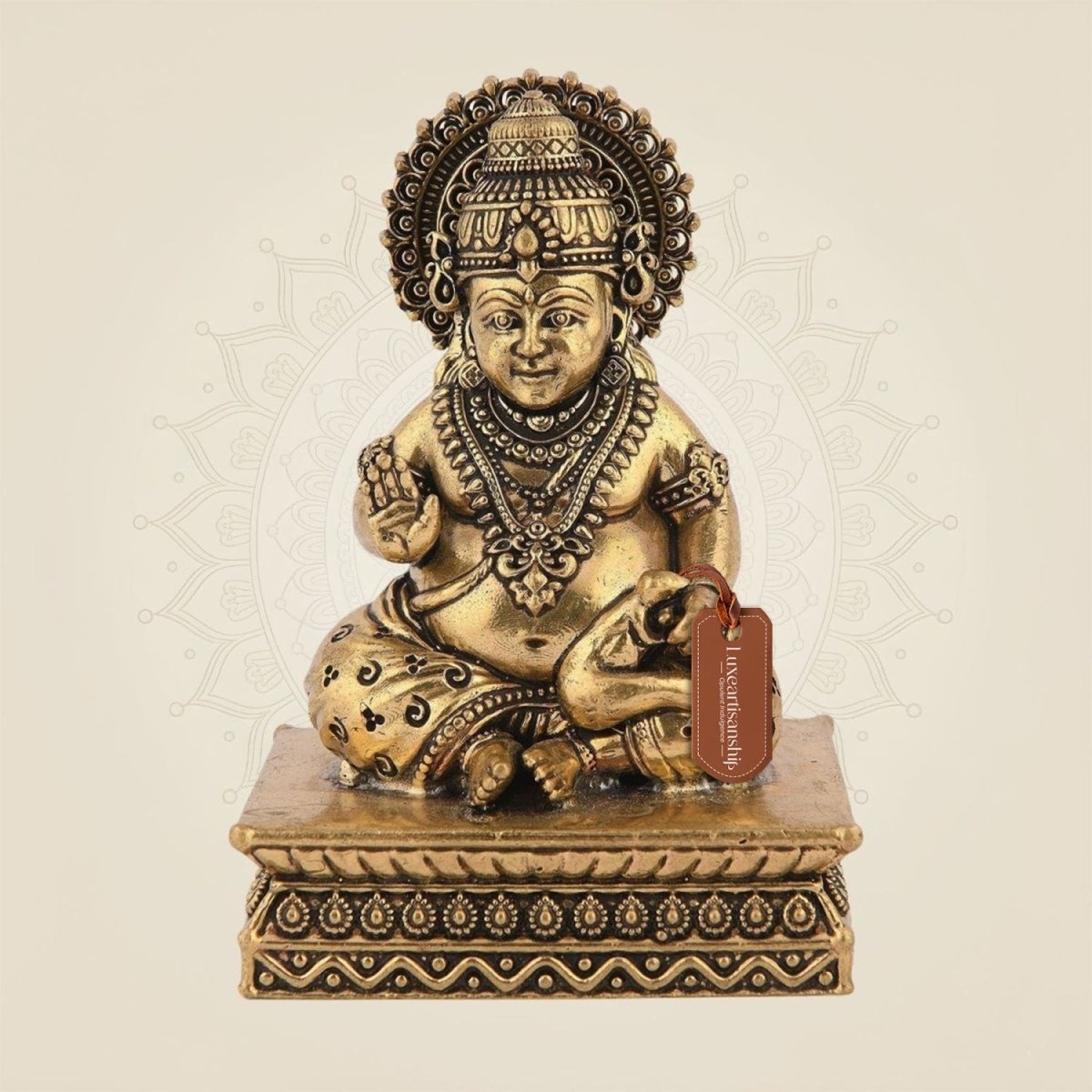 Brass Divine Gift Lord Kuber Idol