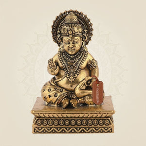 Brass Divine Gift Lord Kuber Idol