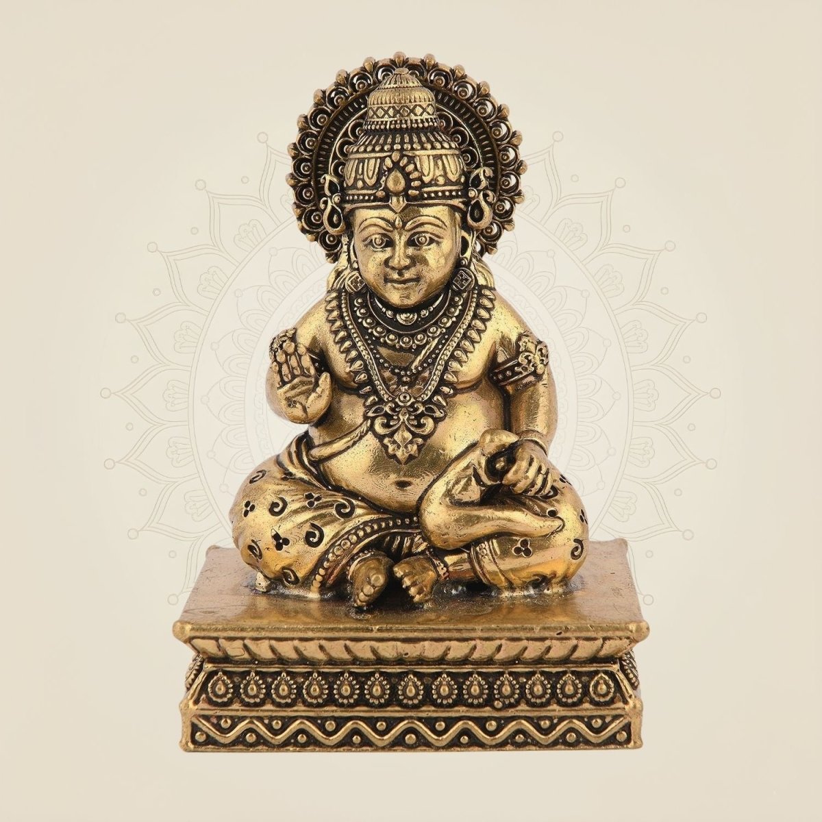 Brass Divine Gift Lord Kuber Idol