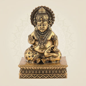 Brass Divine Gift Lord Kuber Idol