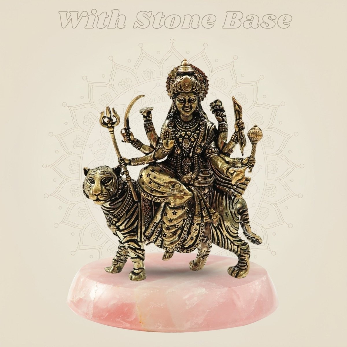 Goddess  Durga Maa Brass Murti - Luxeartisanship