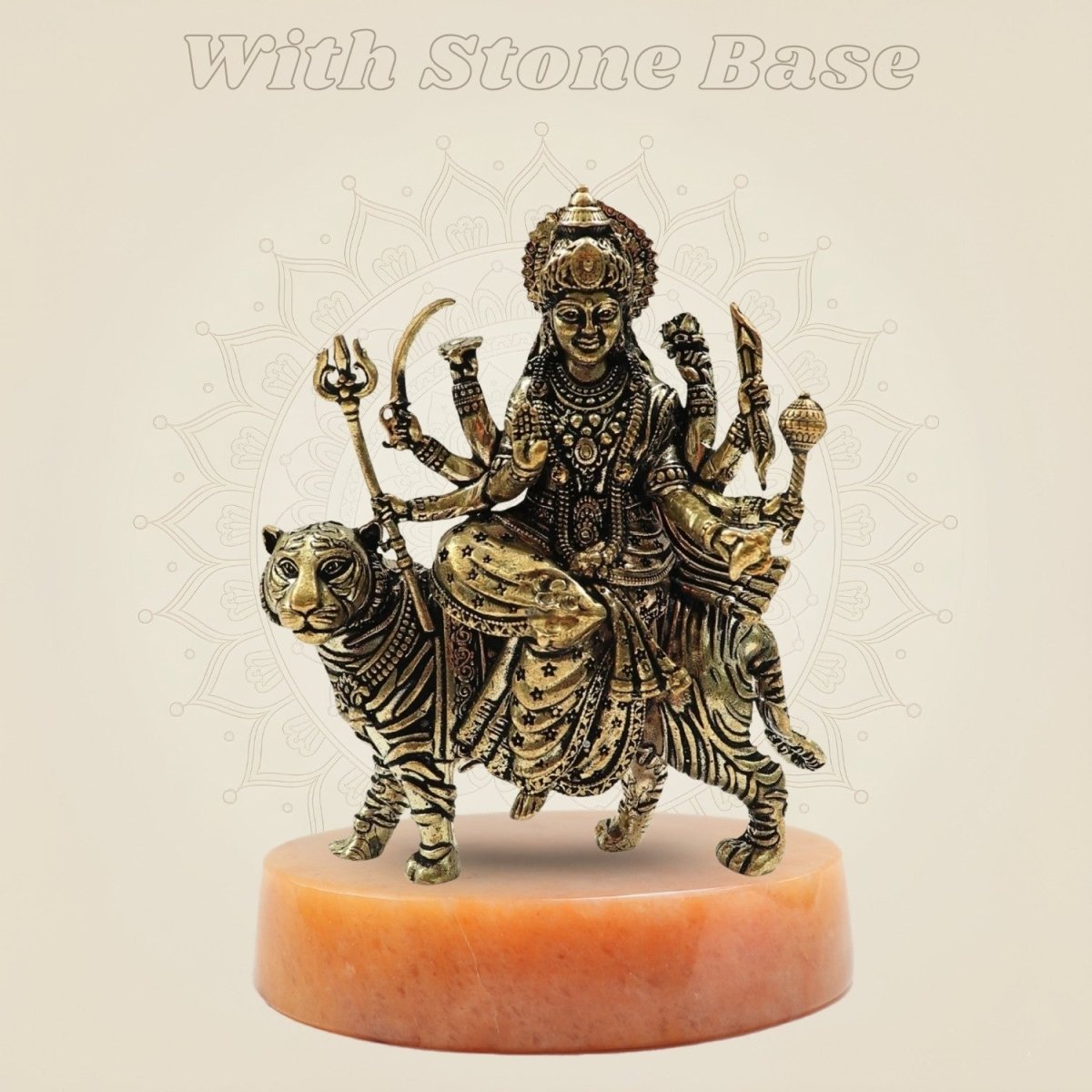 Goddess  Durga Maa Brass Statue - Luxeartisanship