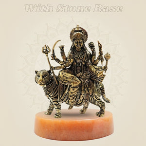 Goddess  Durga Maa Brass Statue - Luxeartisanship