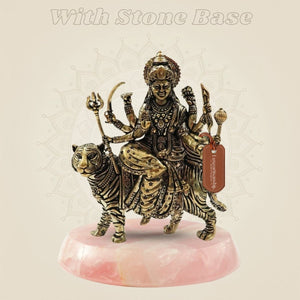 Goddess  Durga Maa Brass Murti - Luxeartisanship