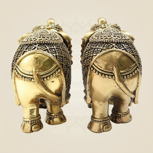 Elephant Brass  Statue- Luxeartisanship