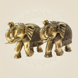 Elephant Brass Statue- Luxeartisanship
