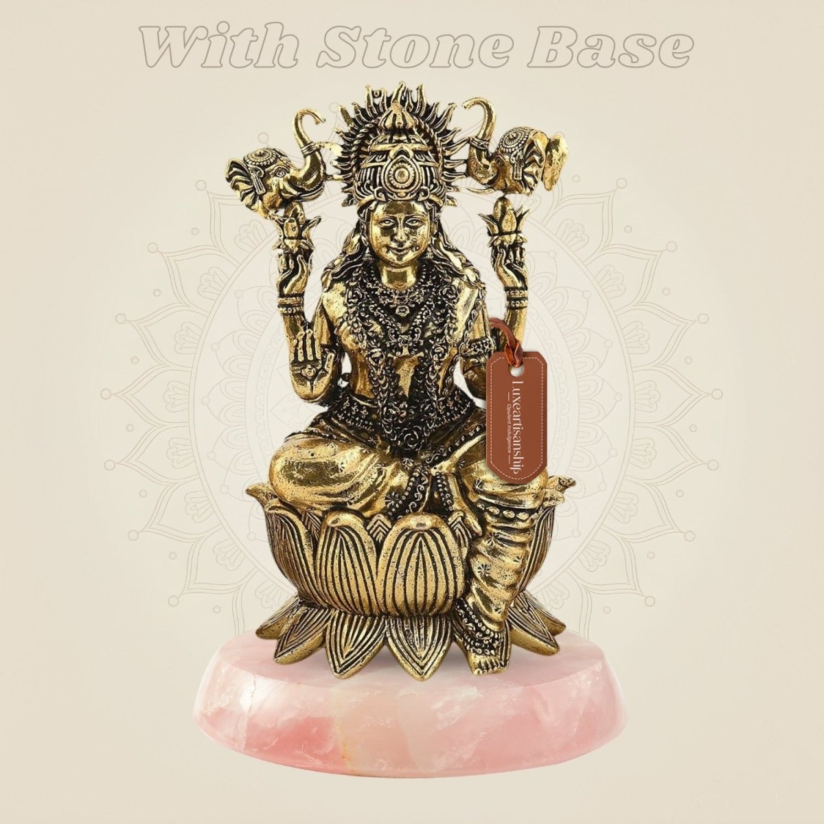 Brass Gajalakshmi Statue