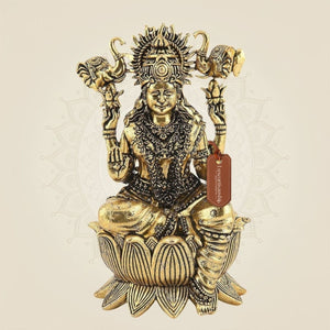 Brass Gajalakshmi Idol