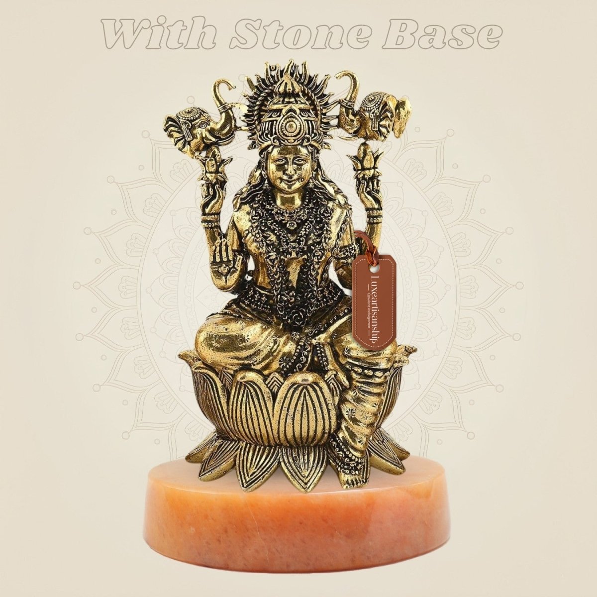 Brass Gajalakshmi Idol